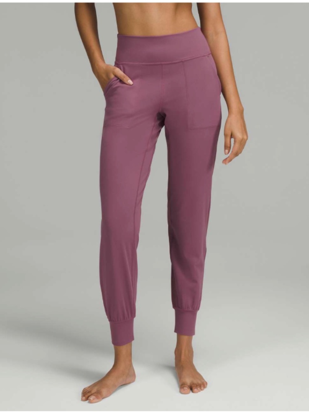 Lululemon Align High-Rise Nulu Jogger 28" Inseam Full Length Vintage Plum Size 6